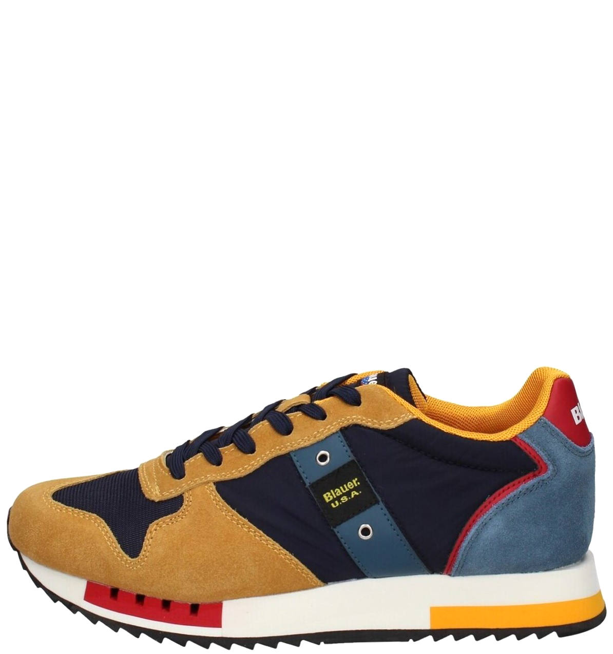 Sneaker Gialla Blu Queens01