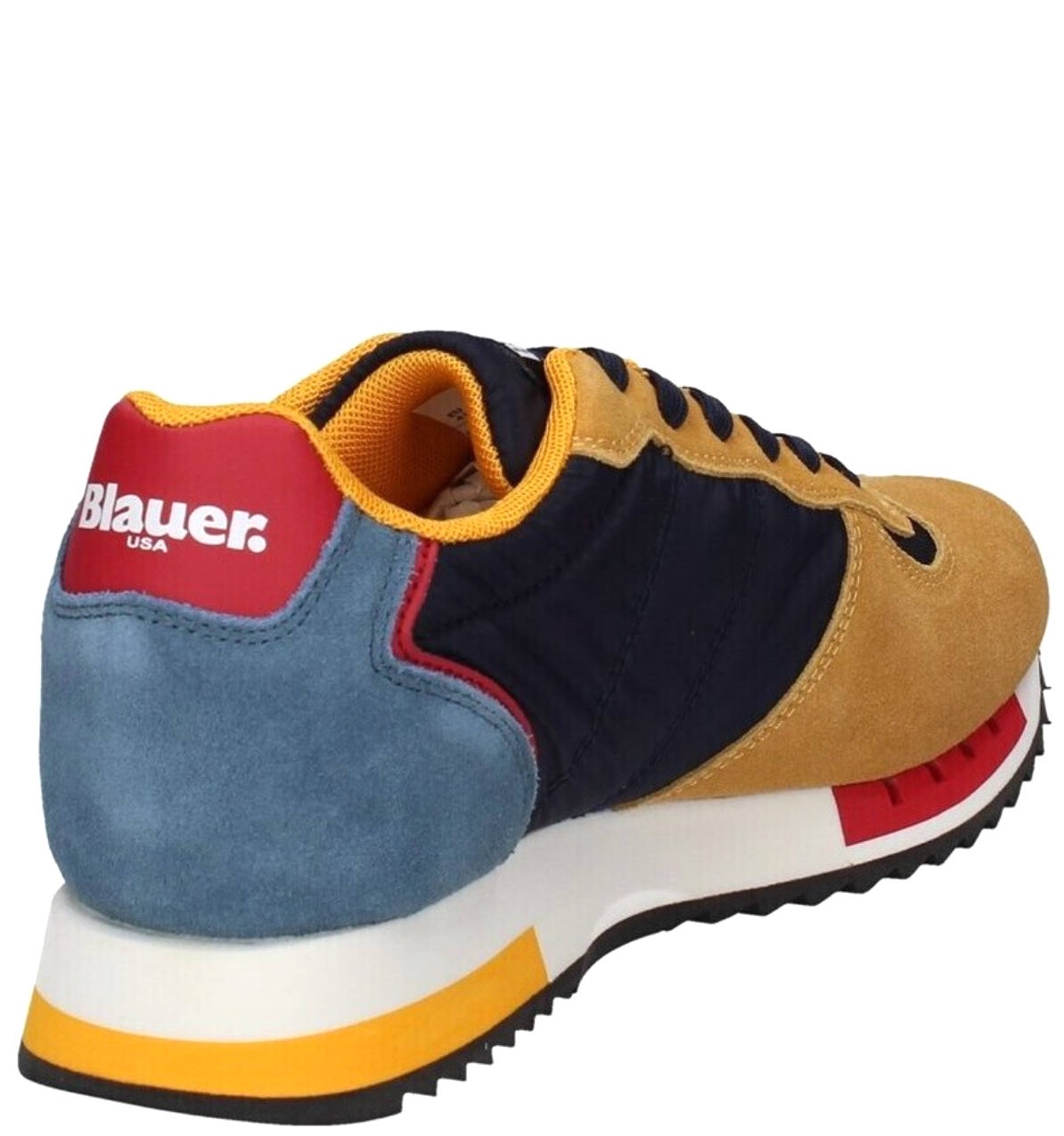 Sneaker Gialla Blu Queens01 - immagine 2