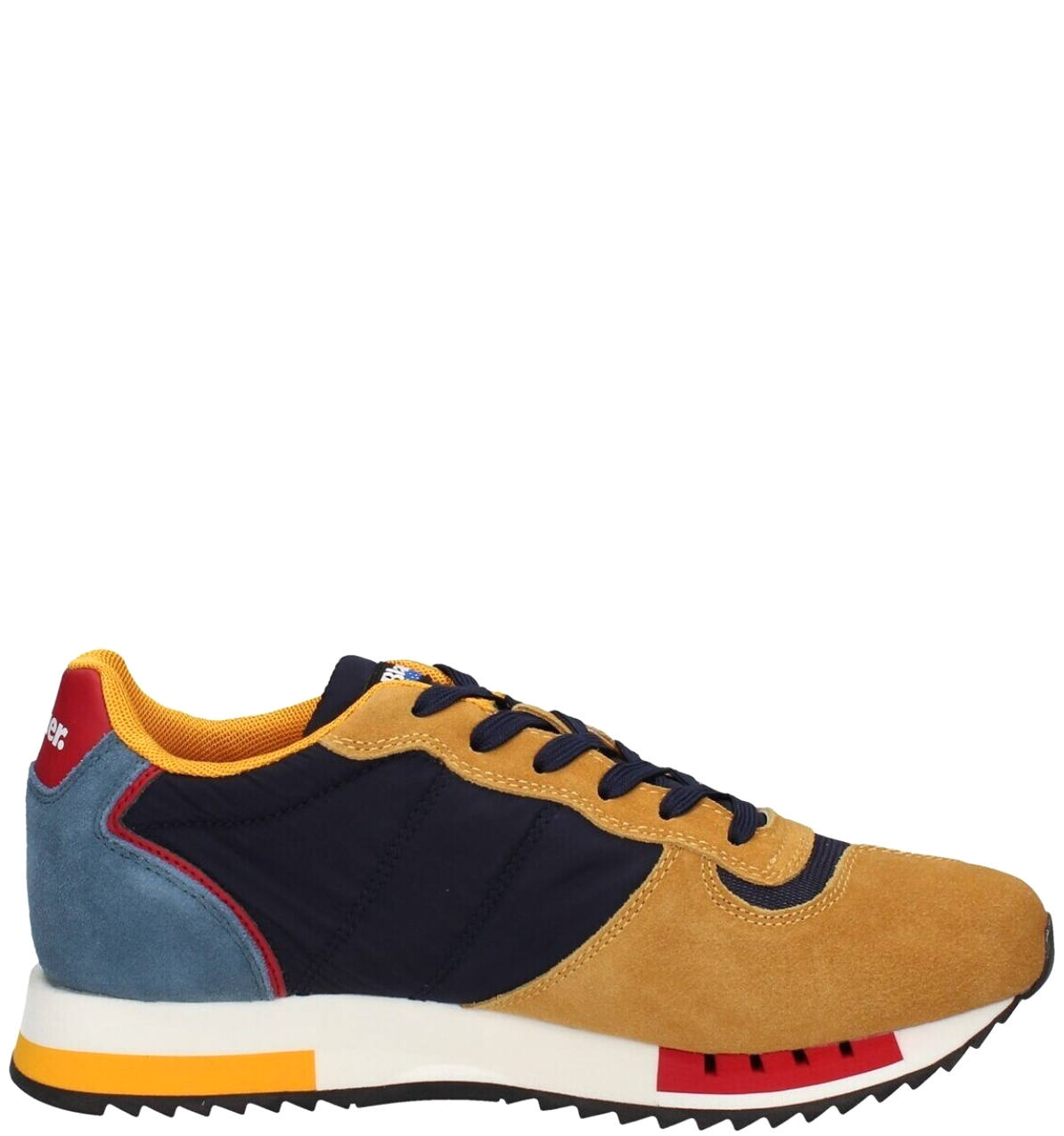 Sneaker Gialla Blu Queens01 - immagine 3