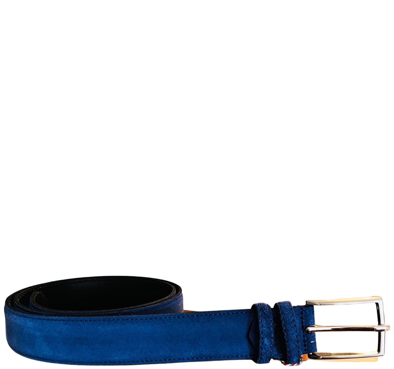 CINTURA UOMO CAMOSCIO Blu Royal NAG3109