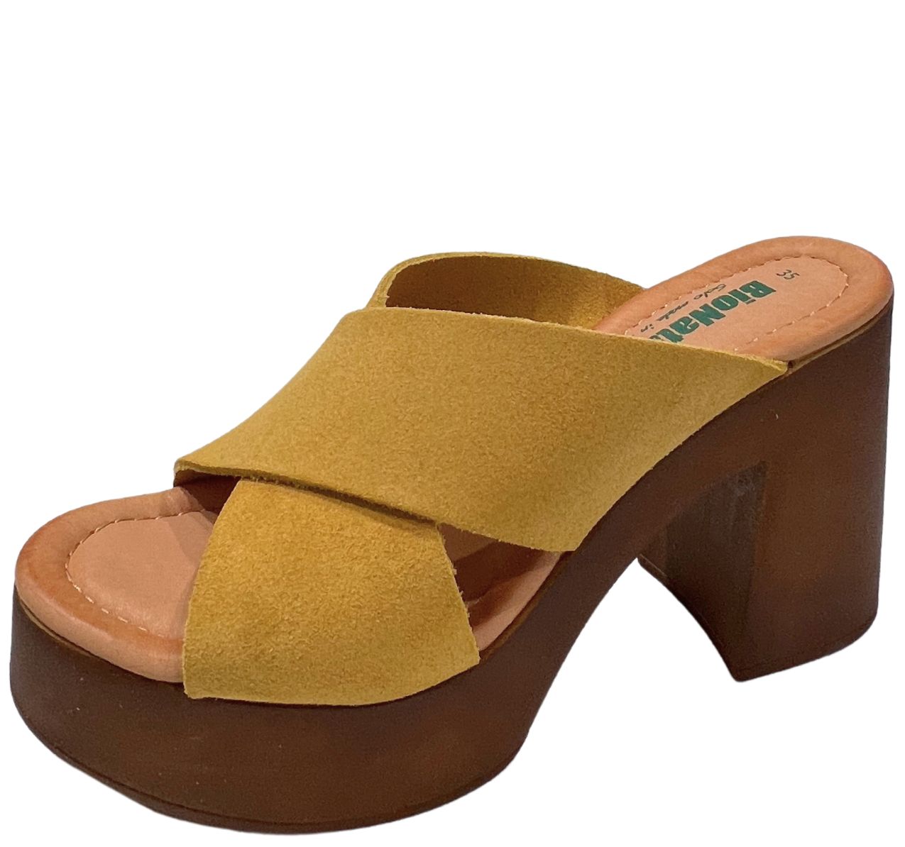 Ciabatta Platform Gialla 87A2133