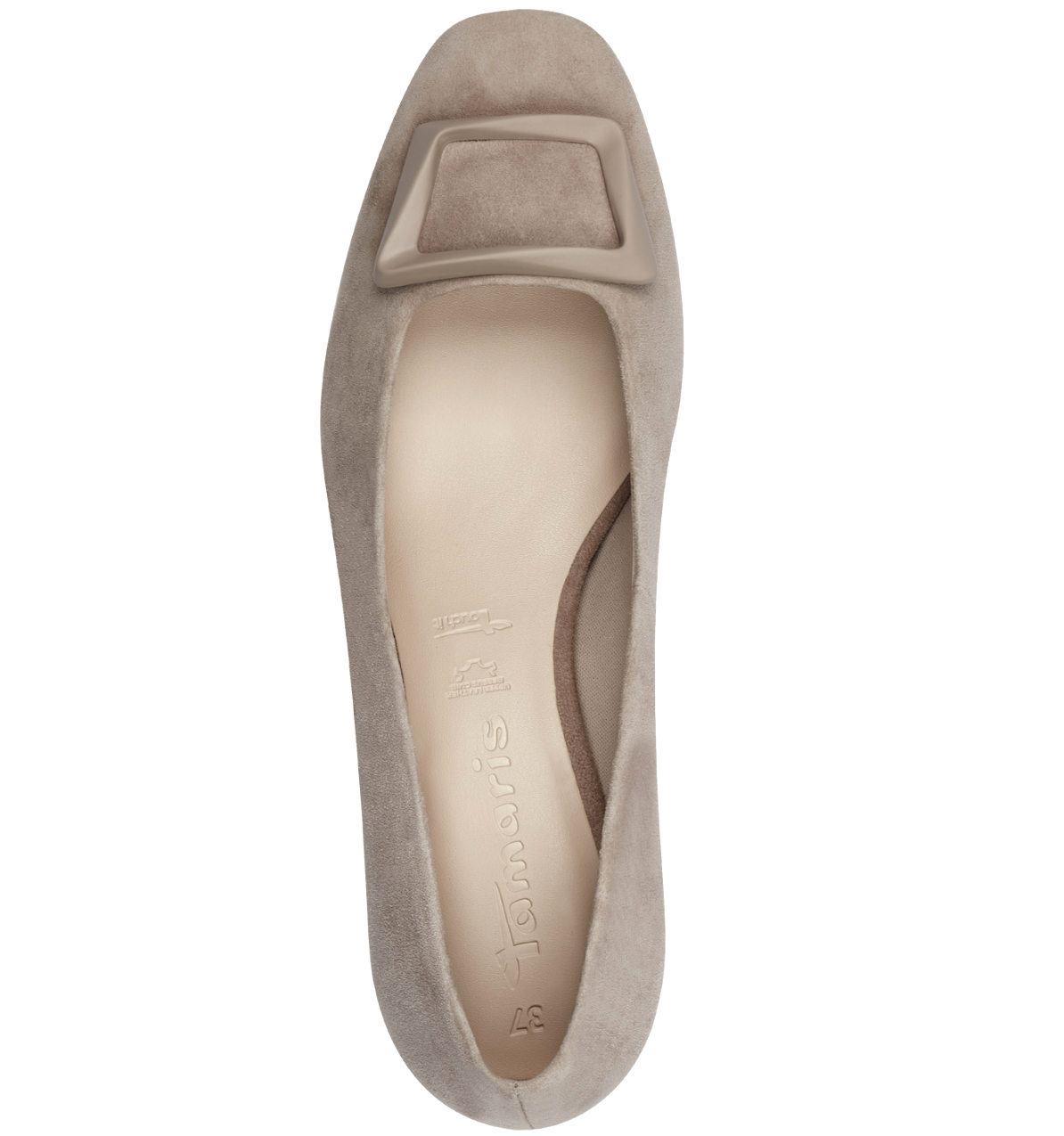 Scarpa Tacco Medio Taupe 22302 - immagine 2
