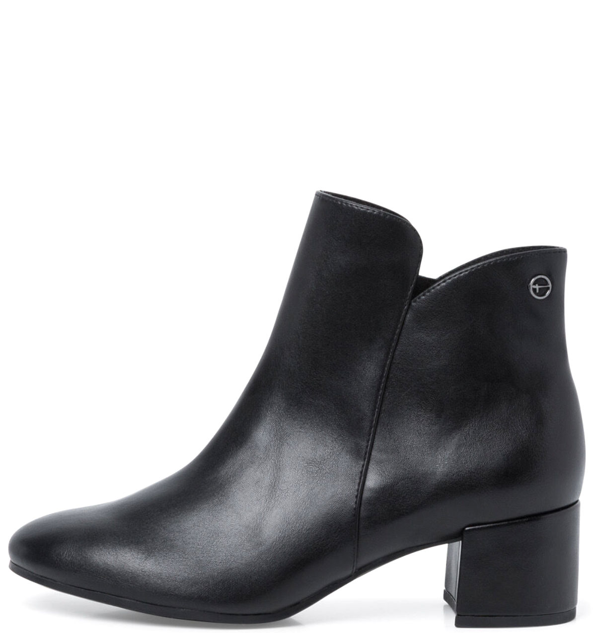 Stivaletto nero tacco medio 25382 - immagine 2