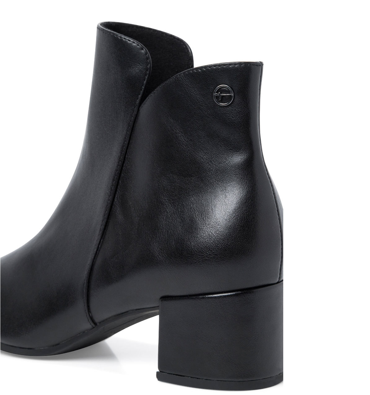 Stivaletto nero tacco medio 25382 - immagine 3