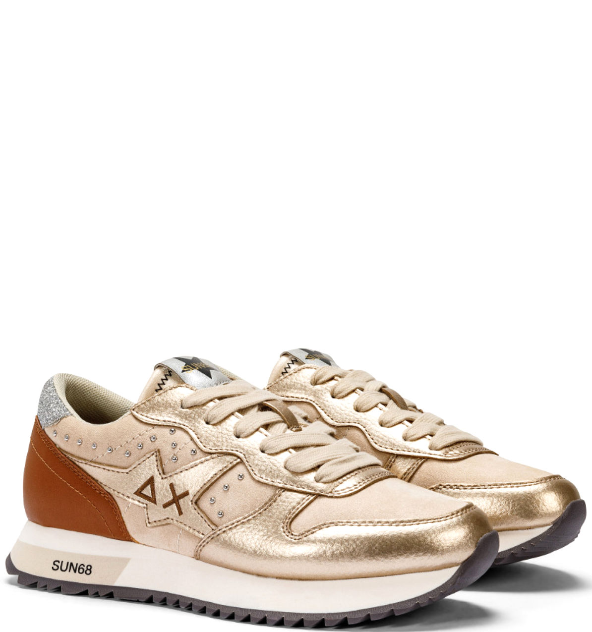 Sneaker Donna Beige Stargirl Studs Z43212