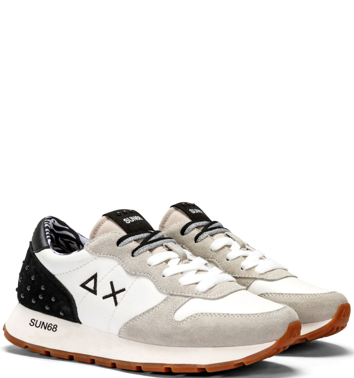 Sneaker Donna Bianco Ally Studs Z43206
