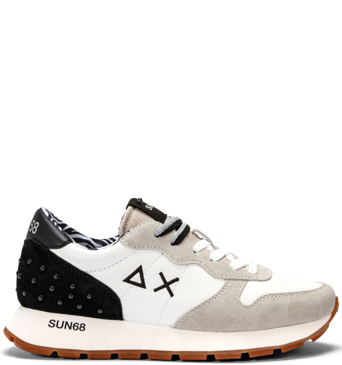 Sneaker Donna Bianco Ally Studs Z43206 - immagine 3