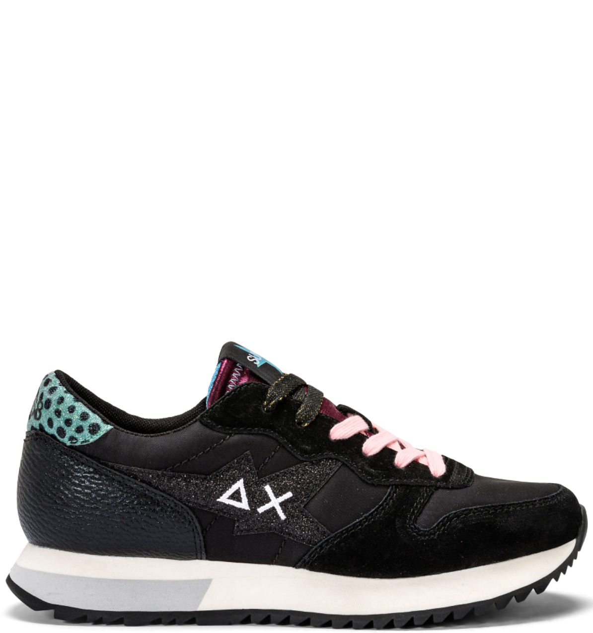 Sneaker Donna Nera Stargirl Glitter Logo Z43210