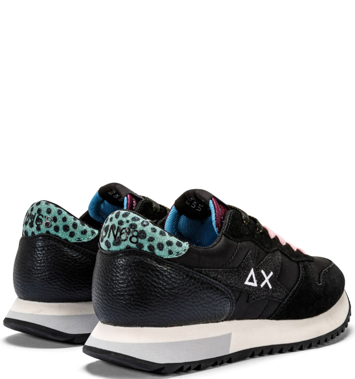 Sneaker Donna Nera Stargirl Glitter Logo Z43210 - immagine 3