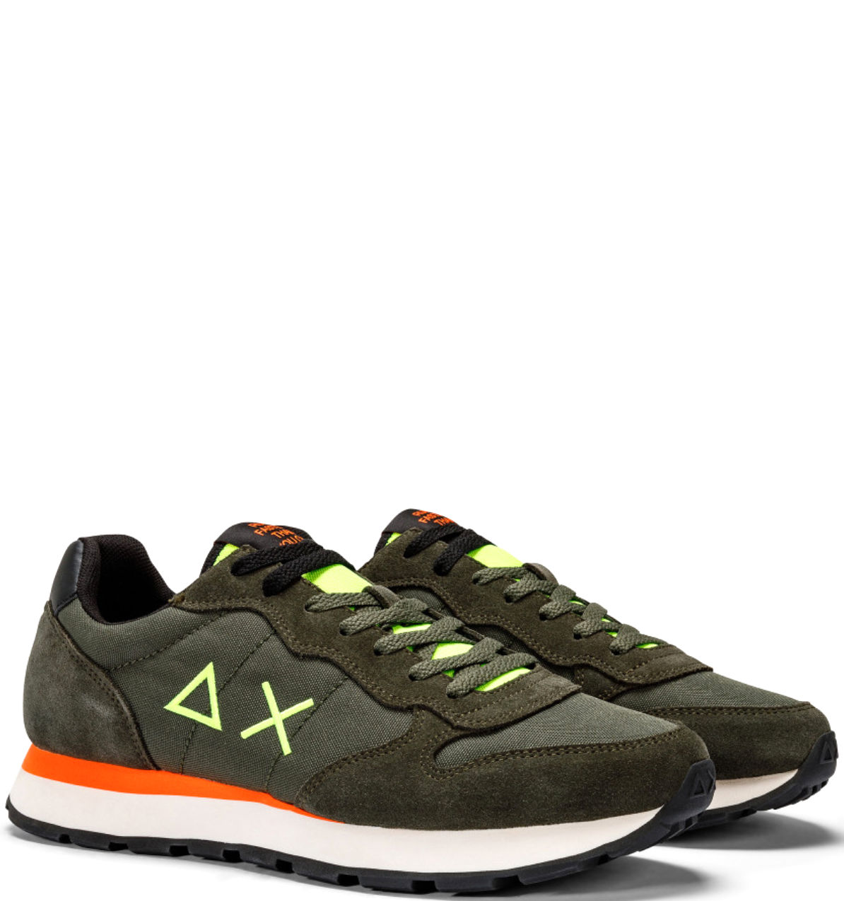 Sneaker Uomo Militare Tom Fluo Nylon 743102
