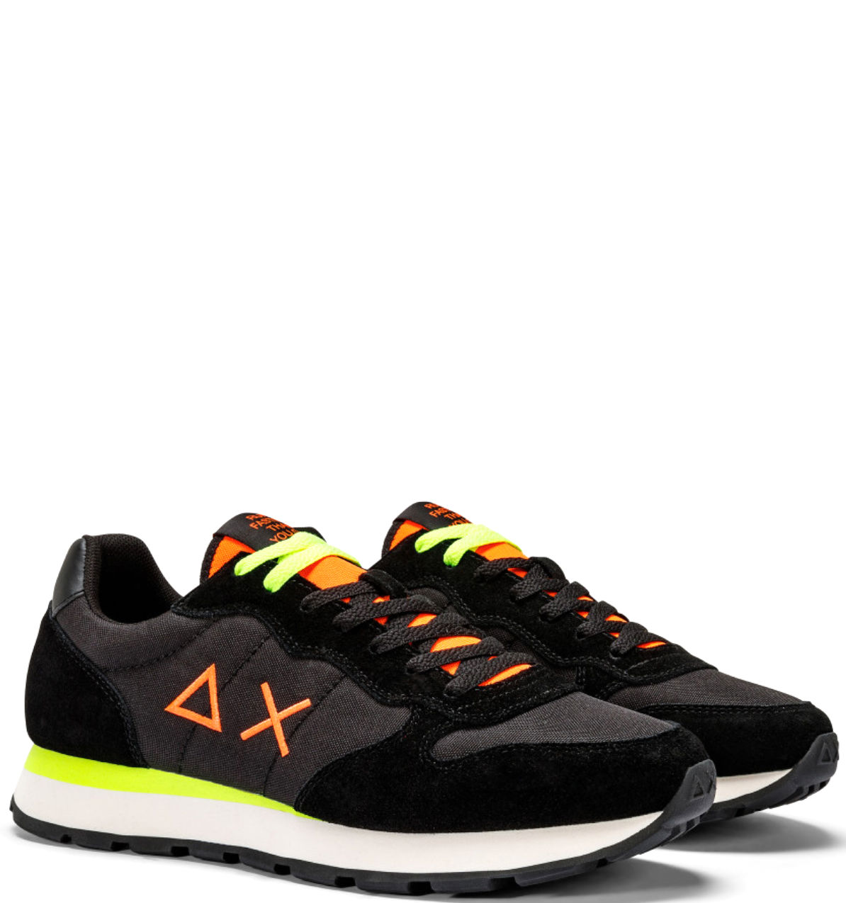 Sneaker Uomo Nera Tom Fluo Nylon 743102