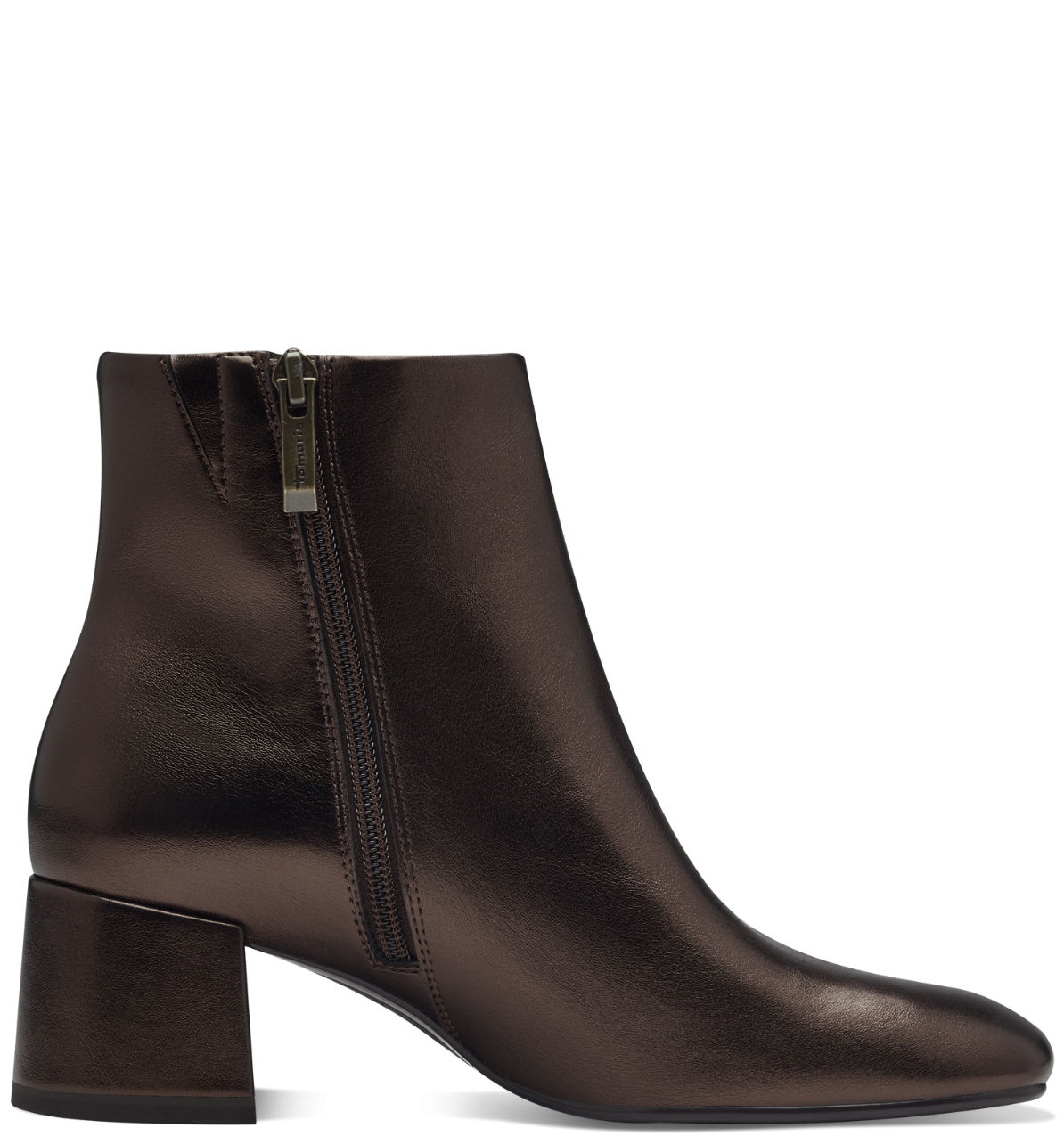 Stivaletto Marrone Tacco Medio 25065 - immagine 2