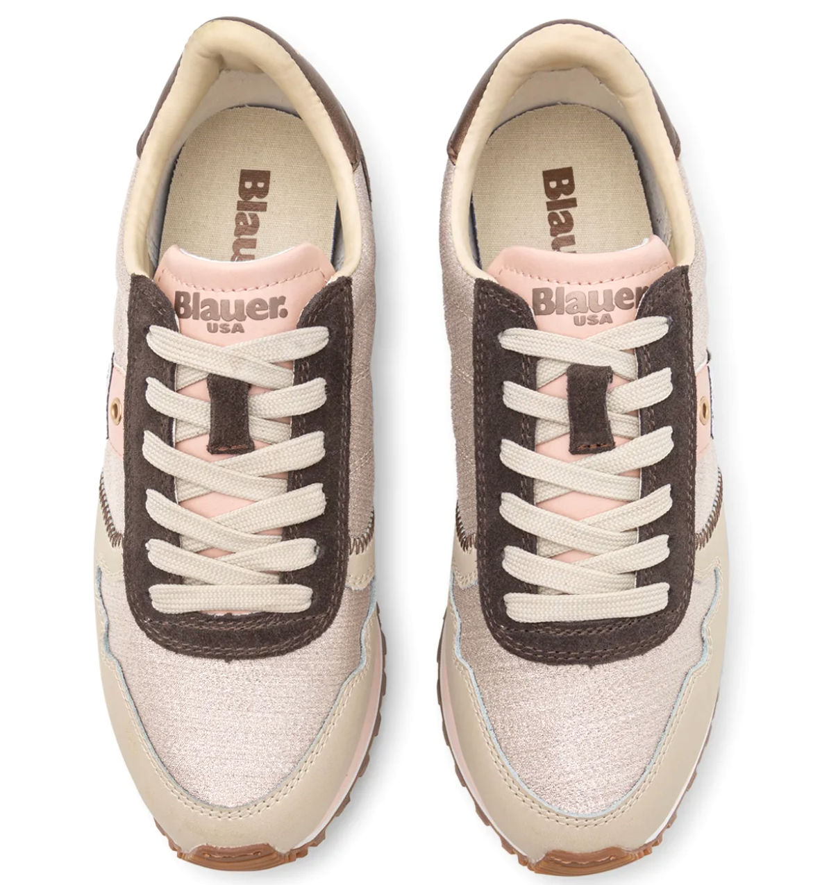 Sneaker blauer donna Millen01 platino - immagine 3