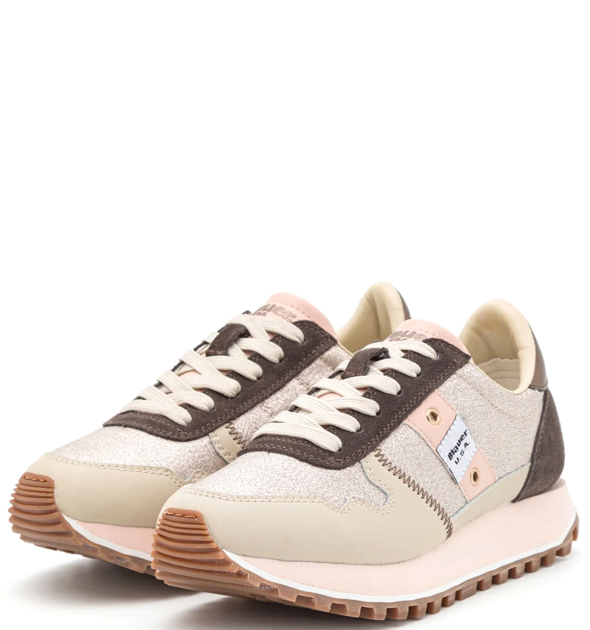 Sneaker blauer donna Millen01 platino - immagine 2
