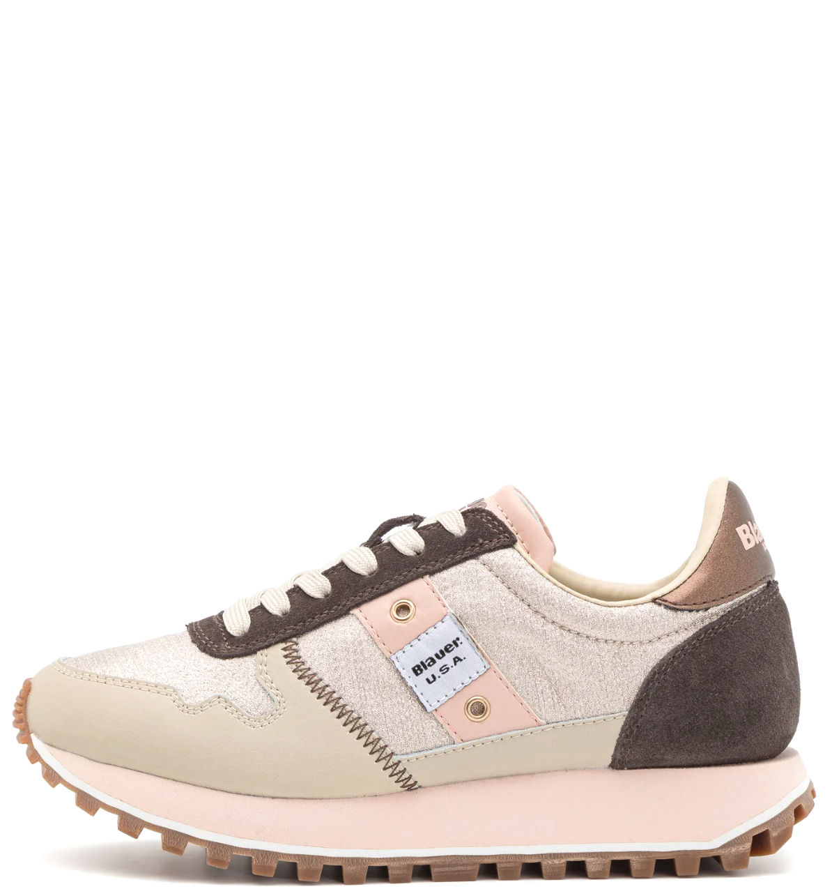 Sneaker blauer donna Millen01 platino