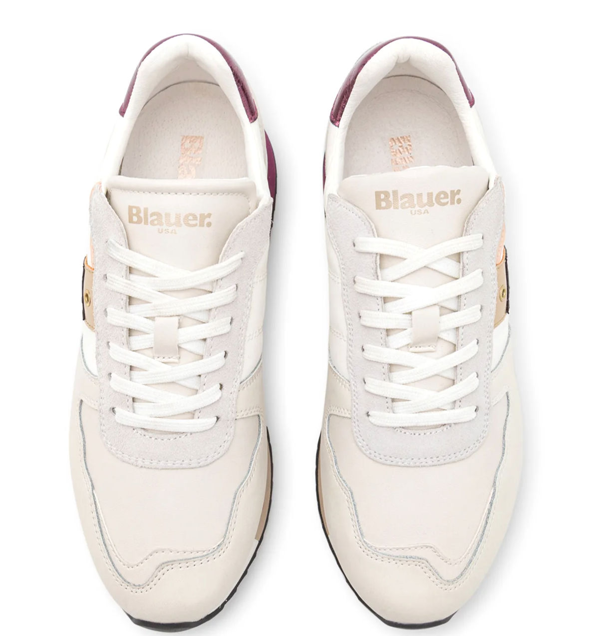 Sneaker blauer donna Melrose01 bianca - immagine 3