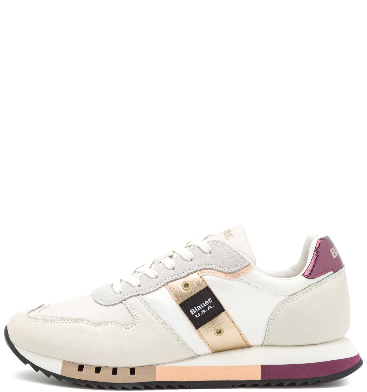 Sneaker blauer donna Melrose01 bianca