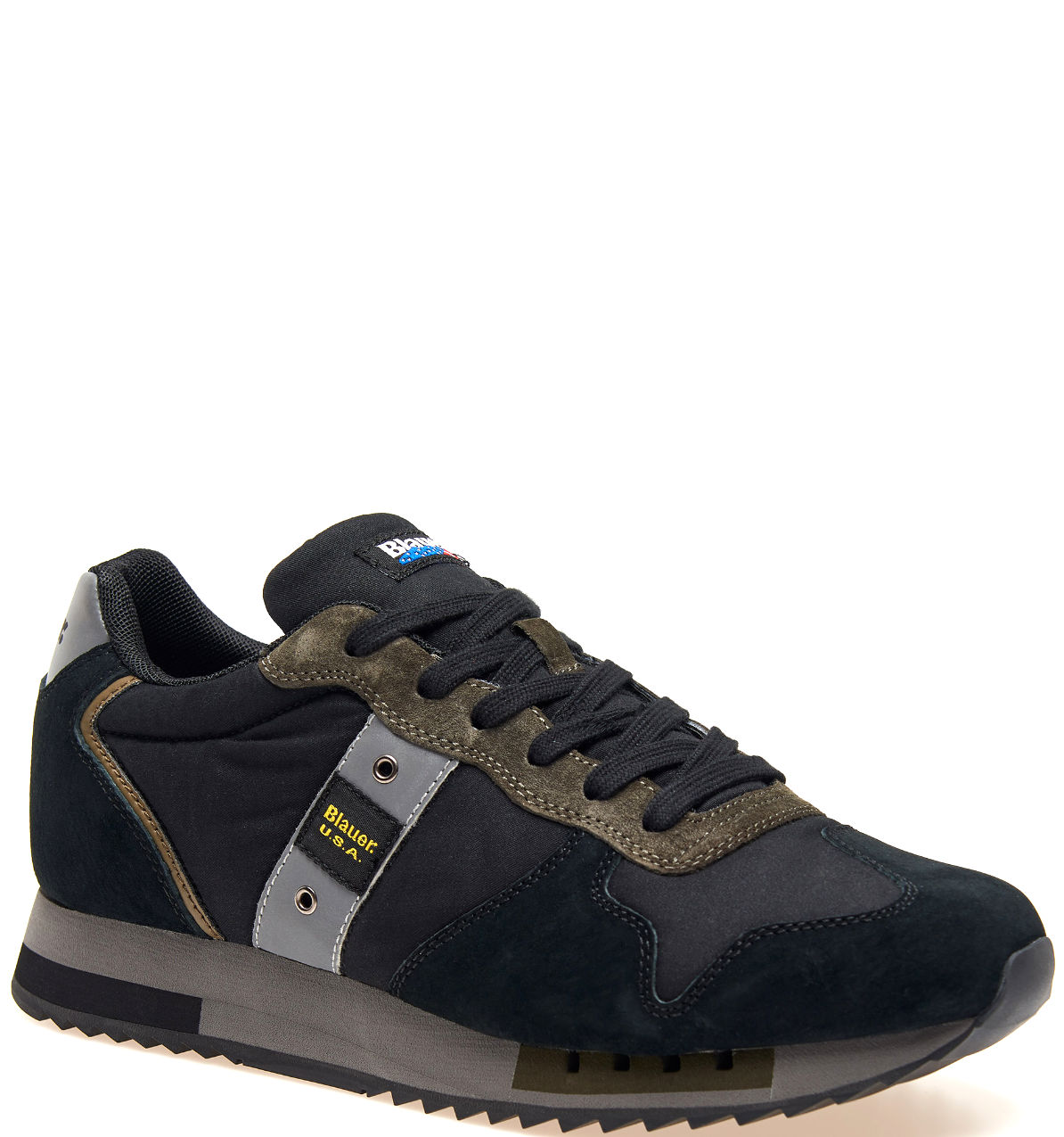 Sneaker nera Blauer Queens01