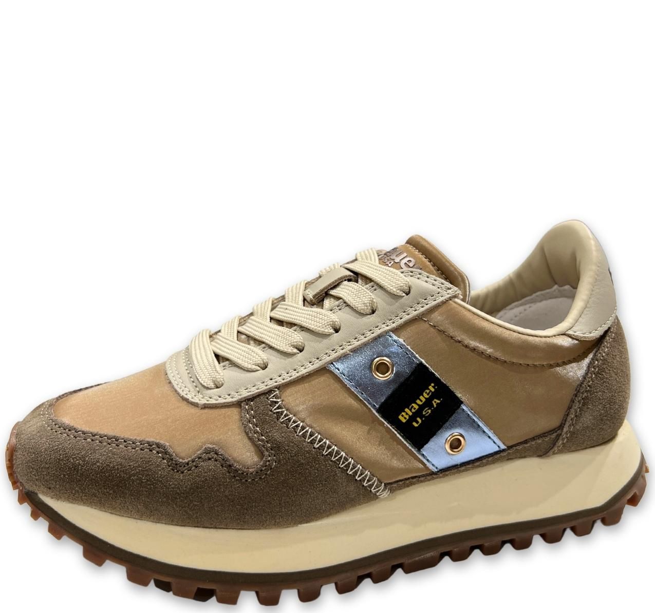 Sneaker blauer donna Millen03 beige