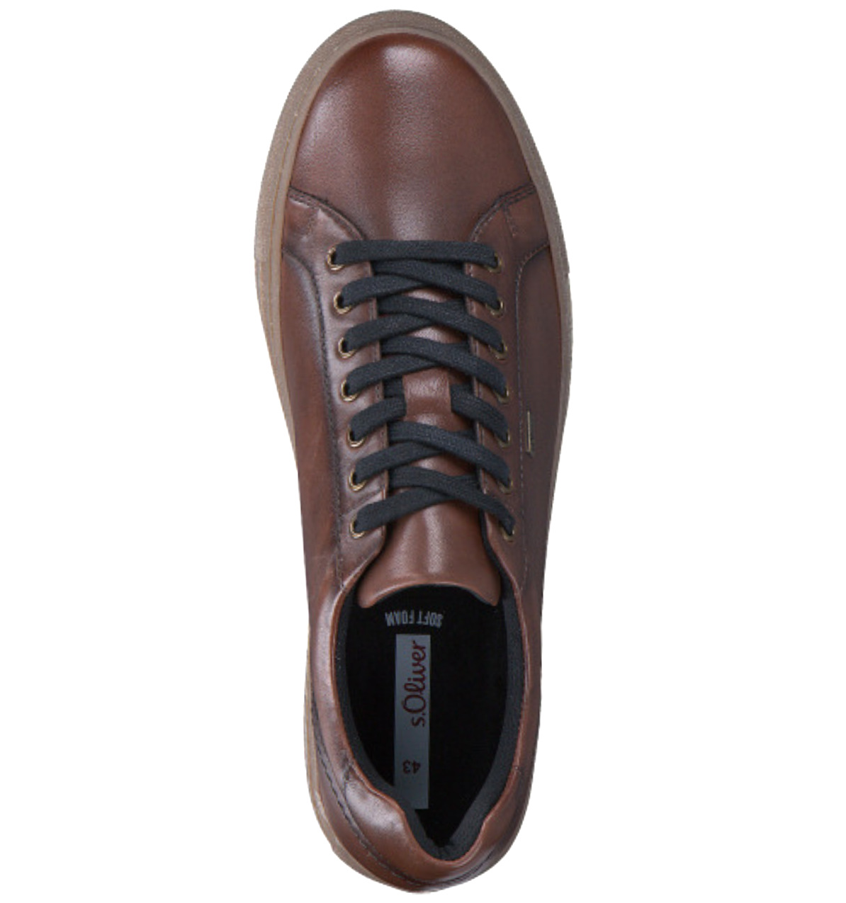 Scarpa Casual Lacci Marrone 13605 - immagine 2