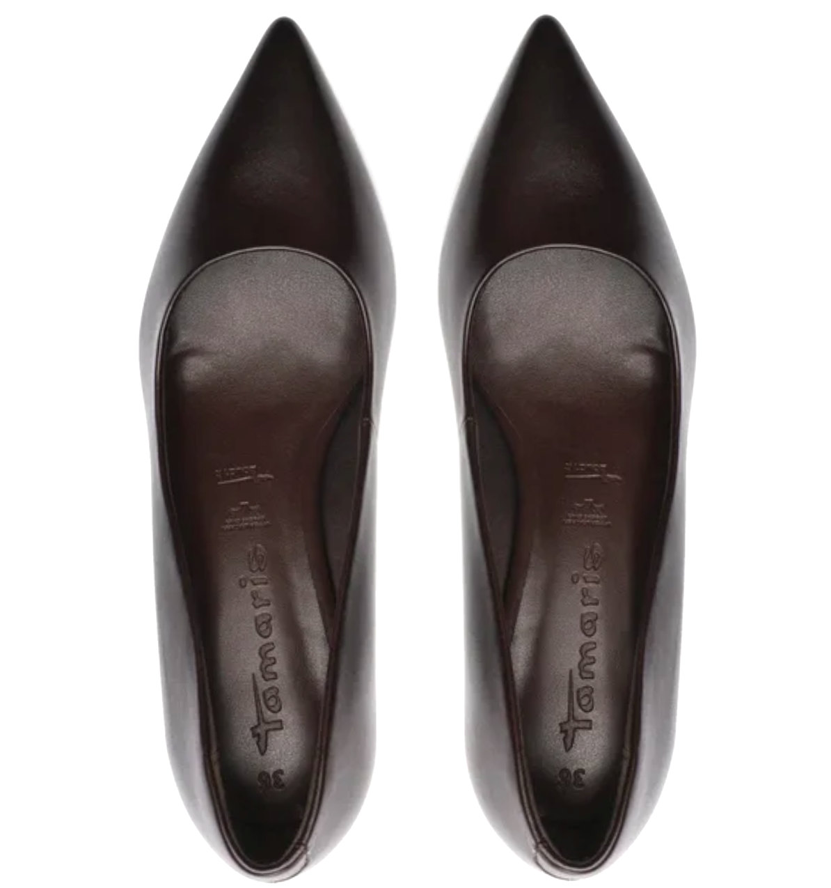 Scarpa Tacco Alto Marrone Scuro 22415 - immagine 3