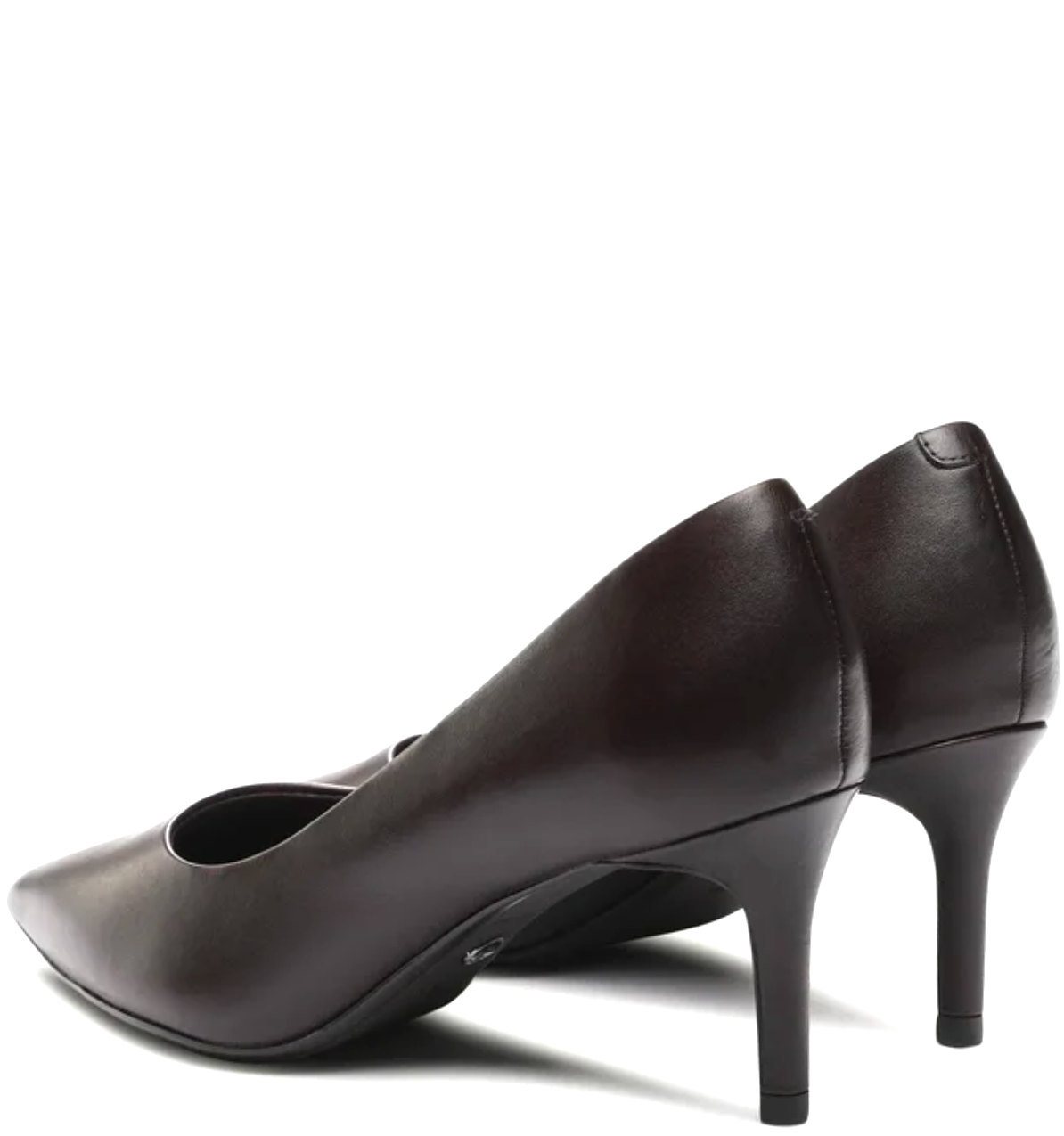 Scarpa Tacco Alto Marrone Scuro 22415 - immagine 2