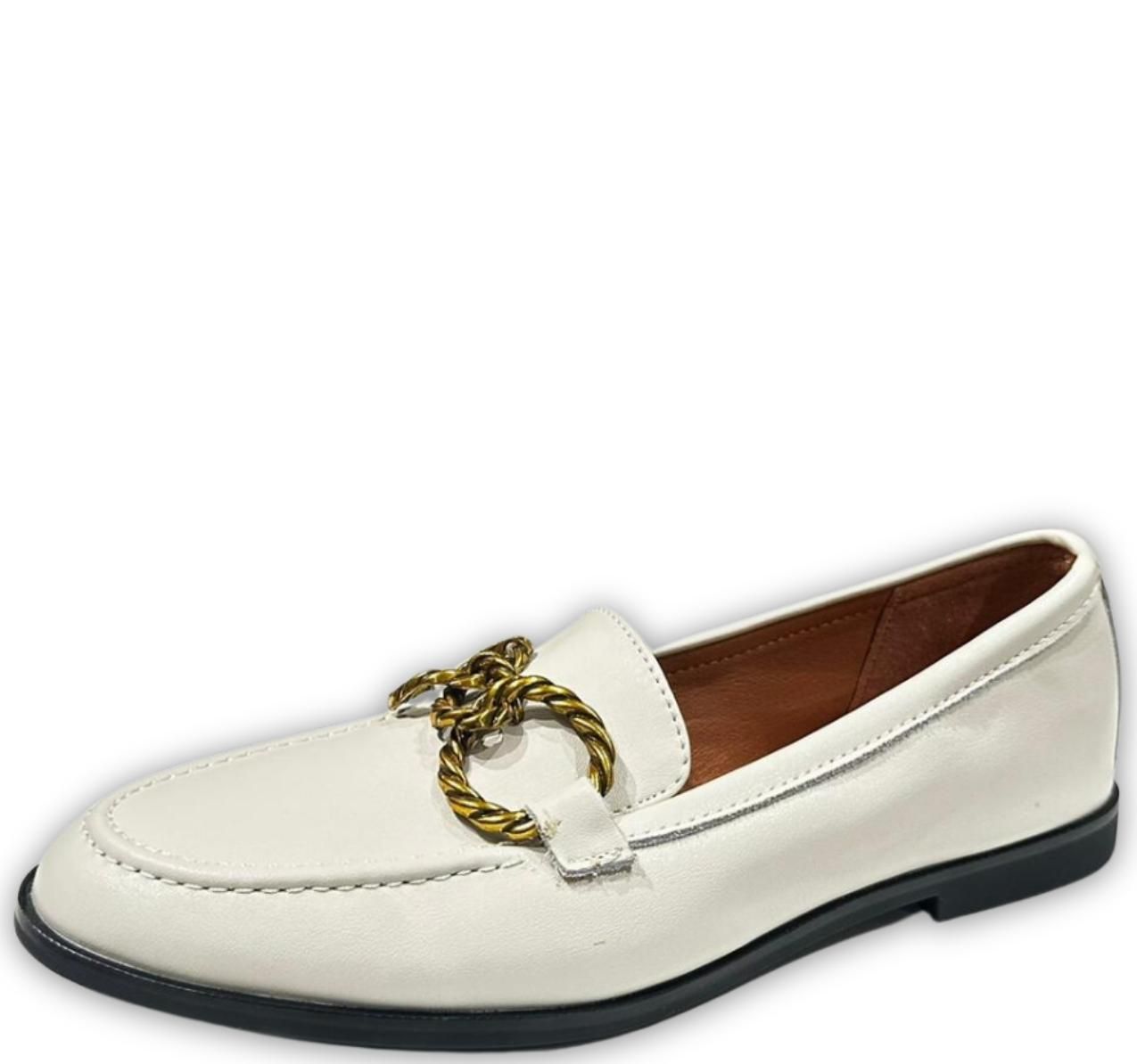 Mocassino Avorio A0507A