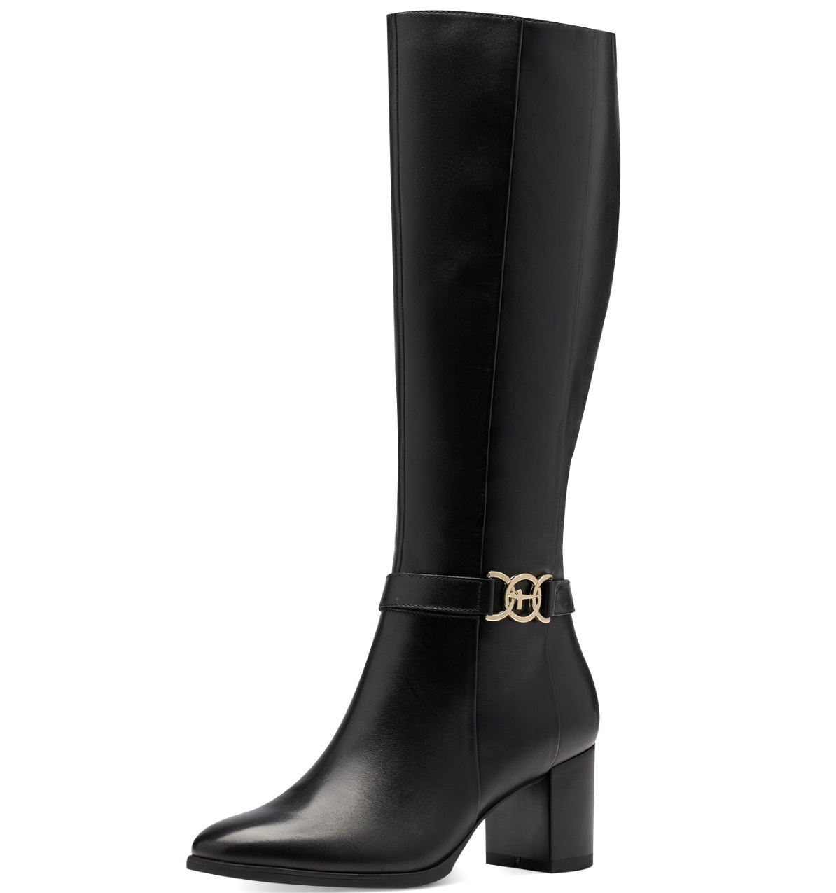 Stivale Nero Tacco Alto 25551