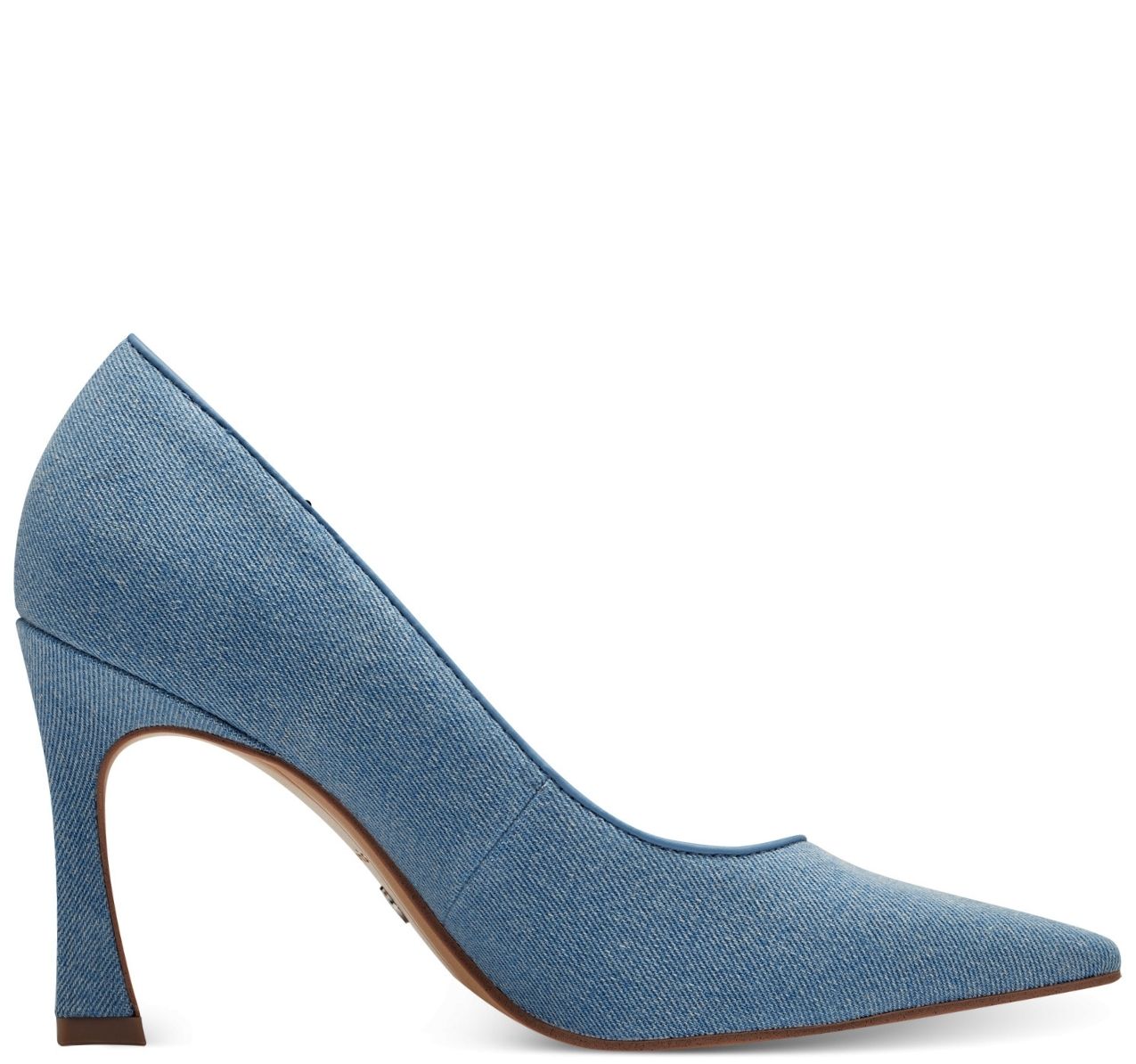 Decollete Tacco Alto Blu Denim 22439 - immagine 2