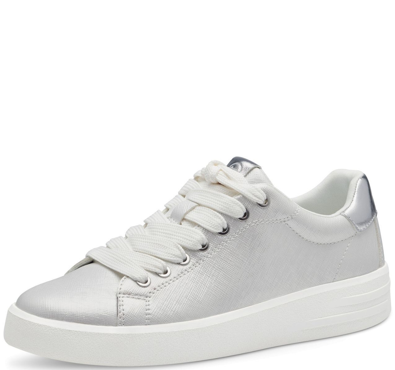 Sneaker Bianca Argento 23750