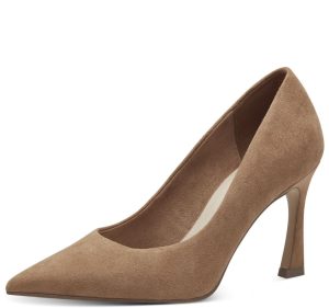 Decollete Tacco Alto Beige 22438