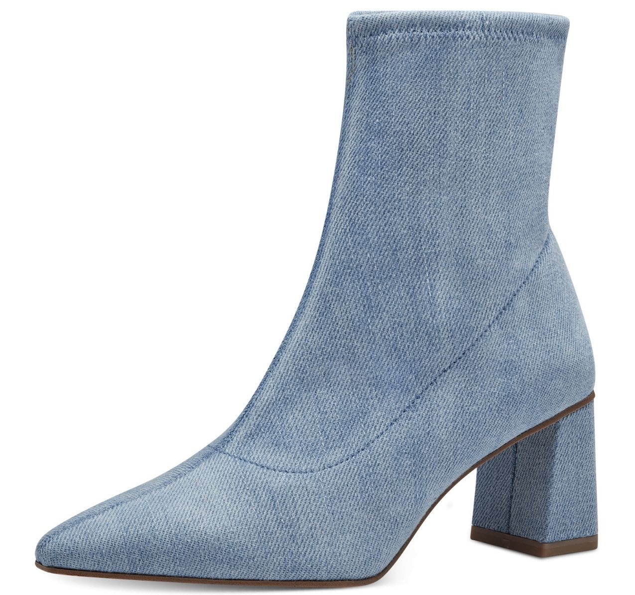 Stivaletto Blu Denim Tacco Alto 25303