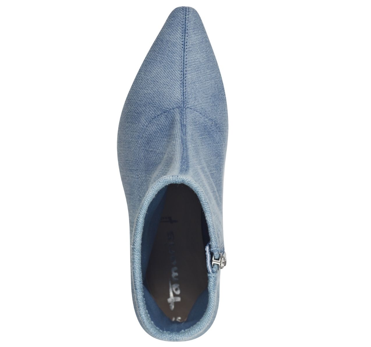 Stivaletto Blu Denim Tacco Alto 25303 - immagine 3