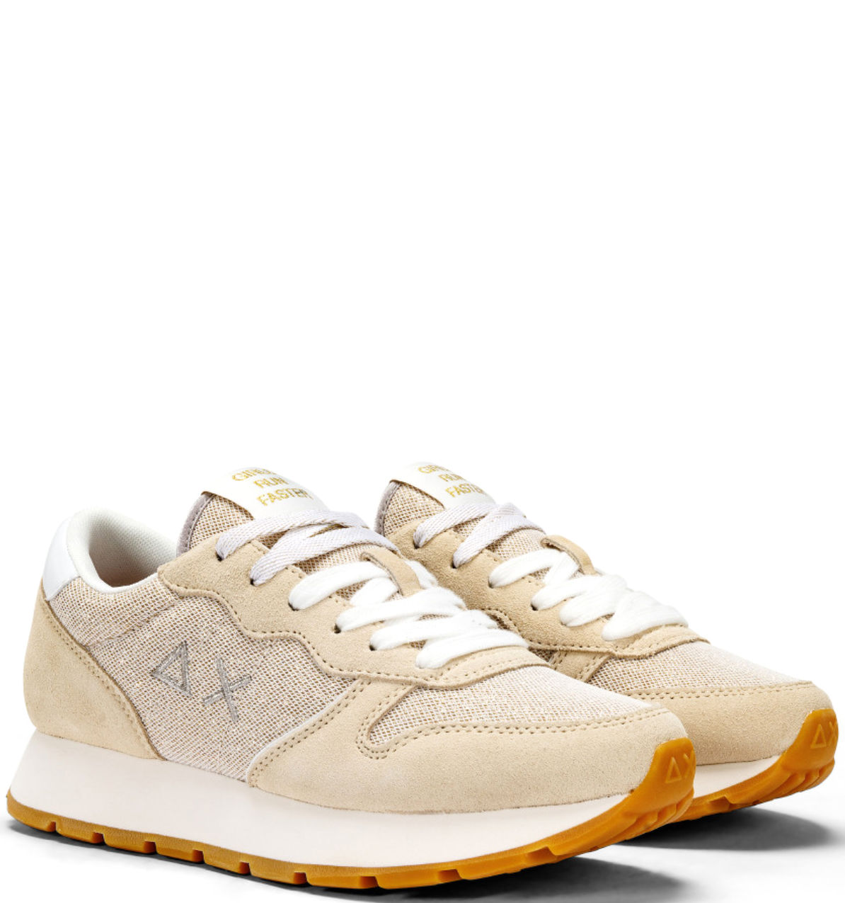 Sneaker Ally Glitter Textile Z34203 Beige Oro - immagine 2