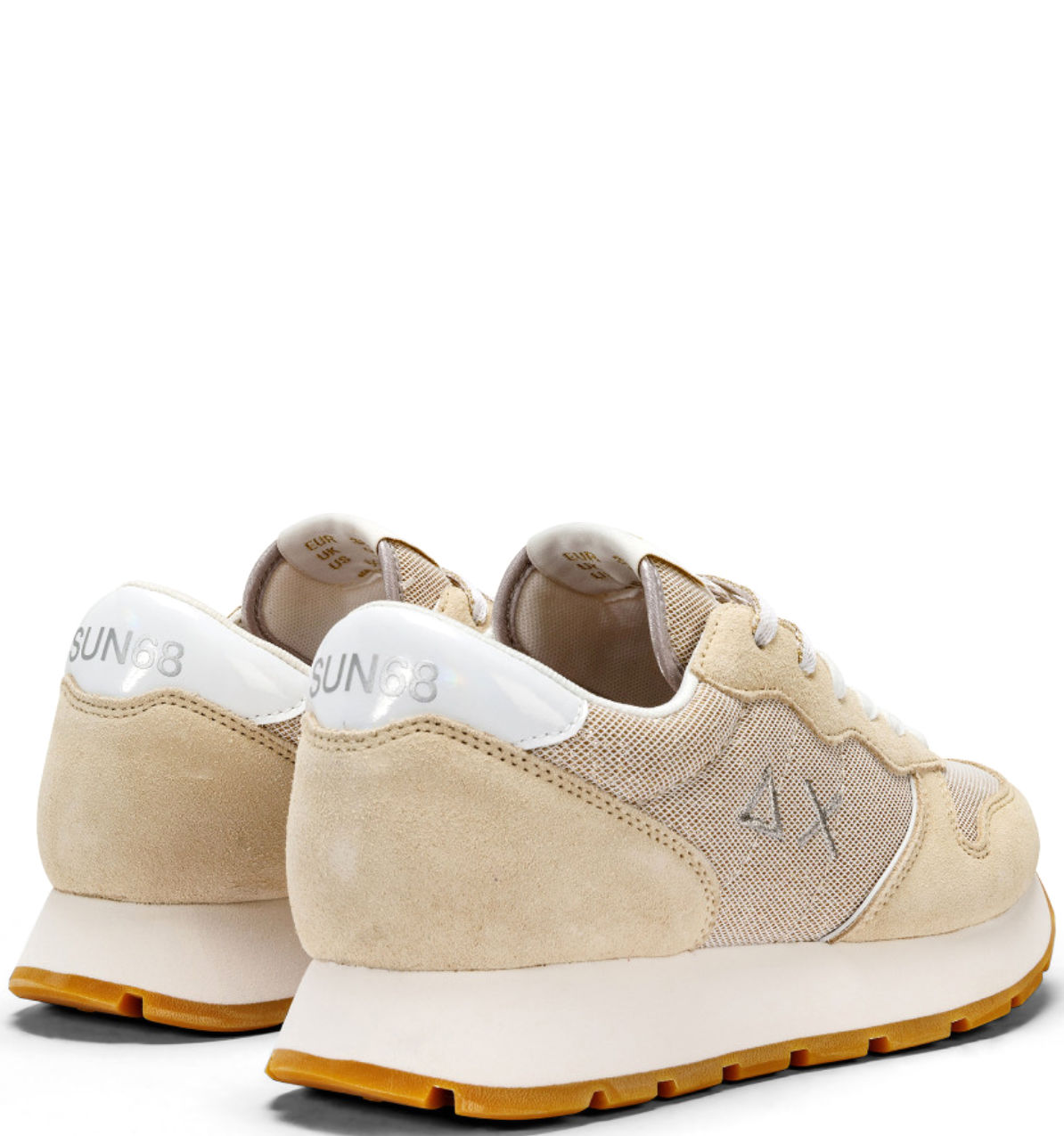 Sneaker Ally Glitter Textile Z34203 Beige Oro - immagine 3