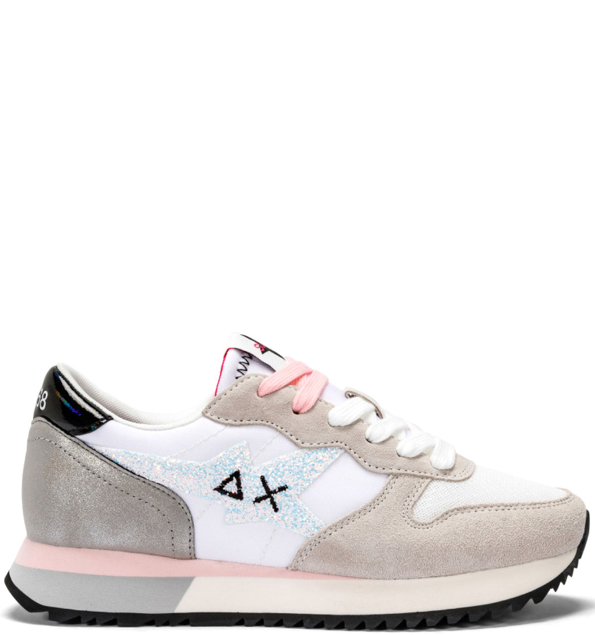 Sneaker Stargirl Glitter Logo Z34211 Bianco