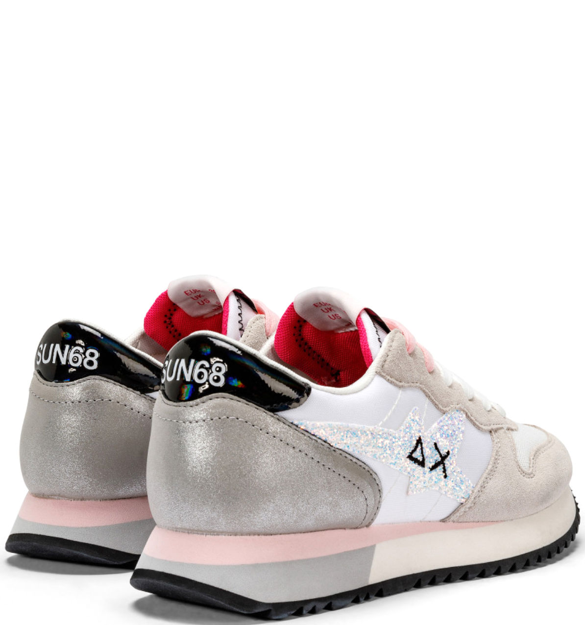 Sneaker Stargirl Glitter Logo Z34211 Bianco - immagine 3