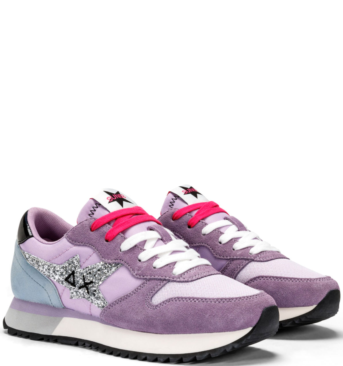 Sneaker Stargirl Glitter Logo Z34211 Lilla - immagine 2