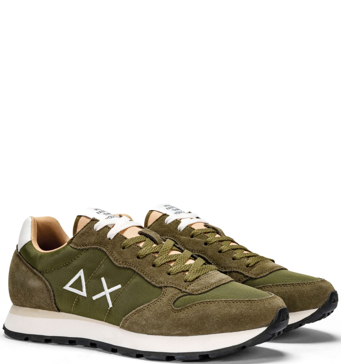Sneaker Tom Solid Z34101 Verde Militare - immagine 2