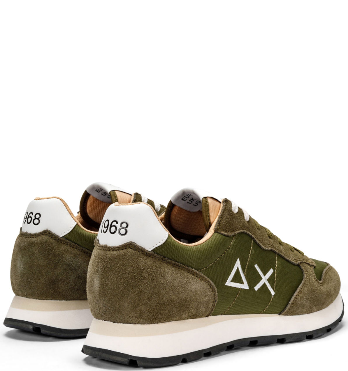 Sneaker Tom Solid Z34101 Verde Militare - immagine 3