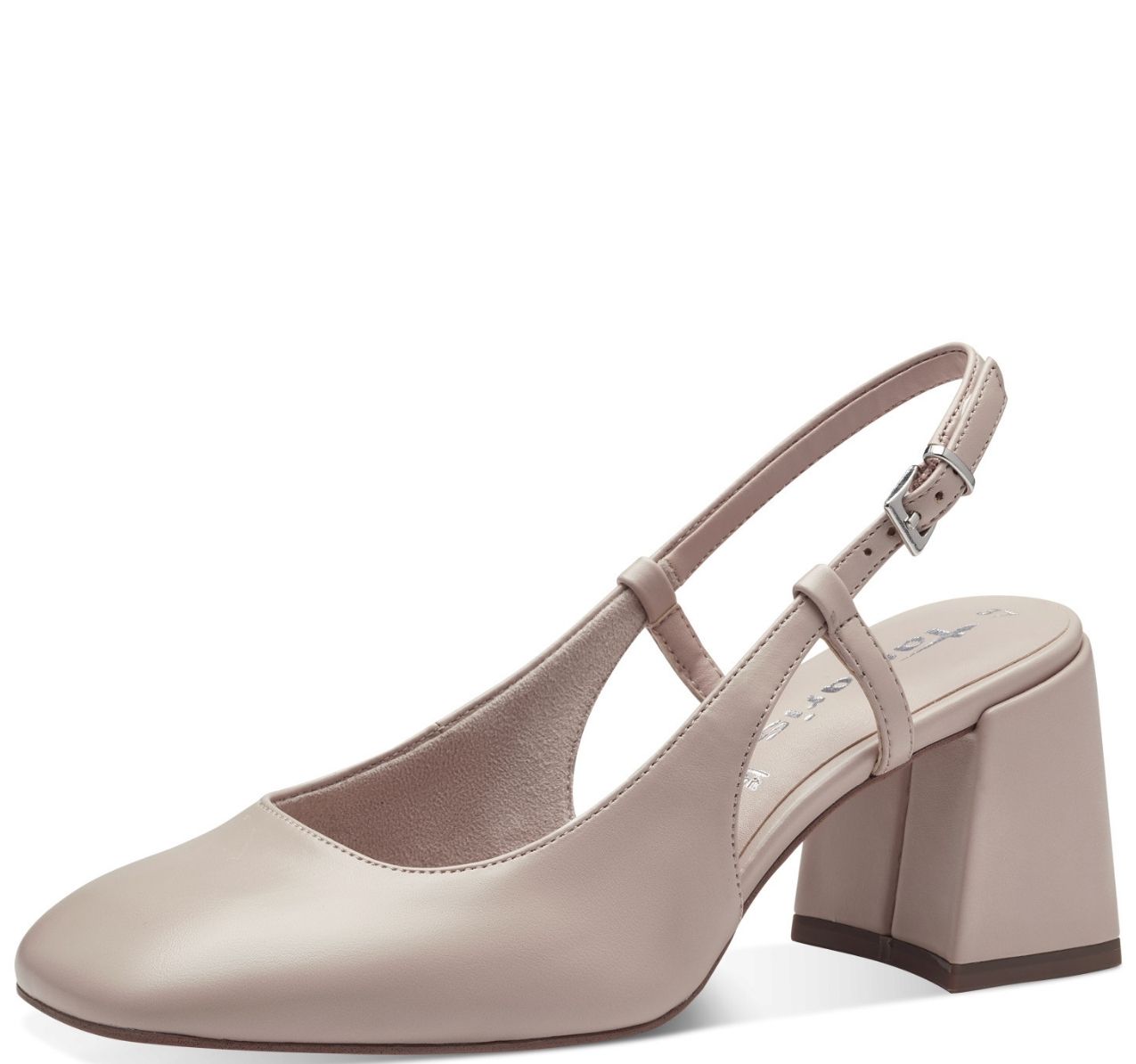Decollete Beige Aperto sul Tallone Tacco Alto 29621