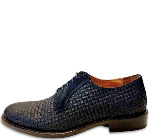 Scarpa Casual Intrecciata Blu Rogal's Sanchez7