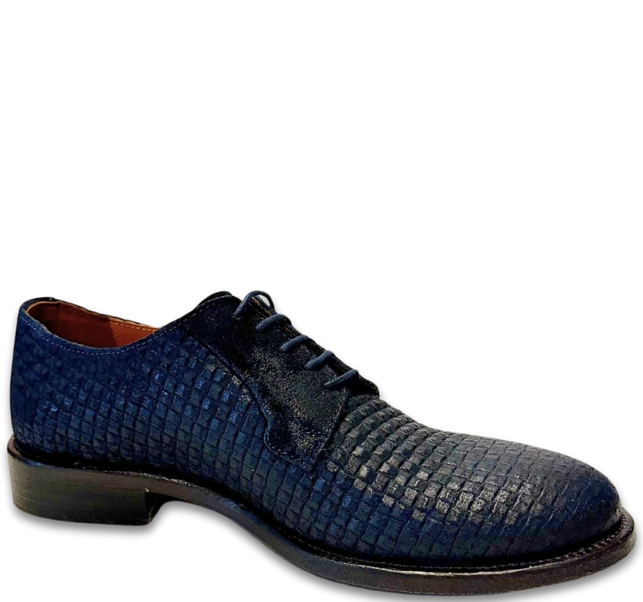 Scarpa Casual Intrecciata Blu Rogal's Sanchez7 - immagine 2