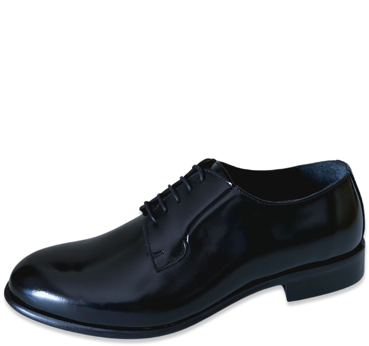 Scarpa Uomo Elegante Pelle Blu Rogal's Elite6