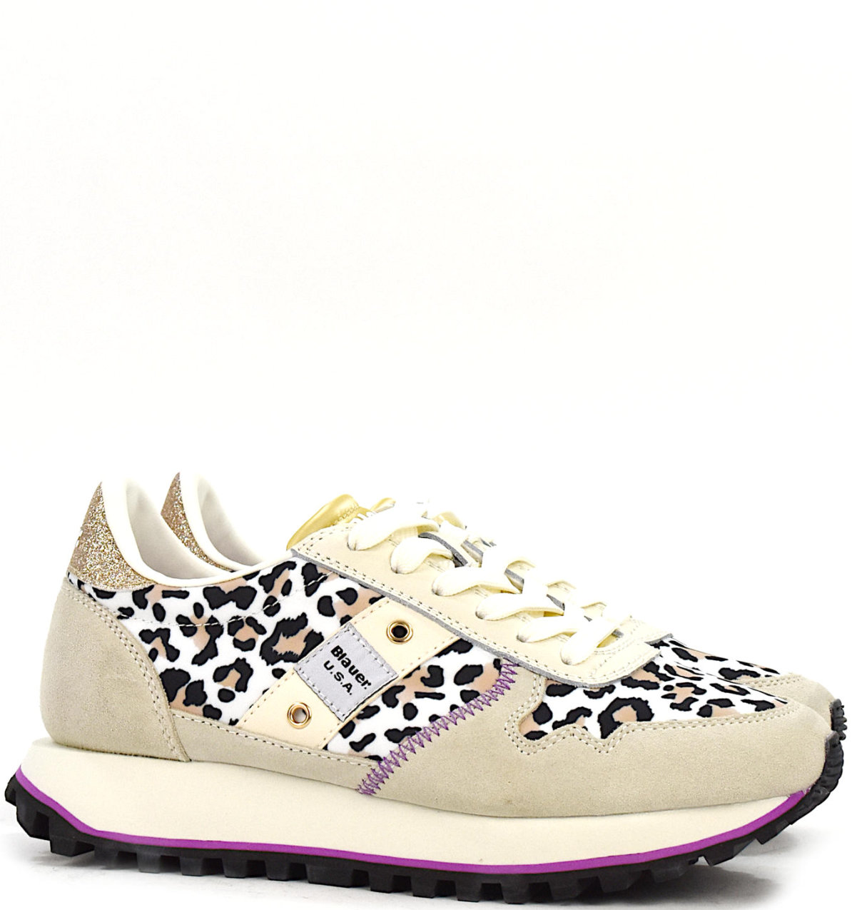 Sneaker Leopardato Grigio Millen03