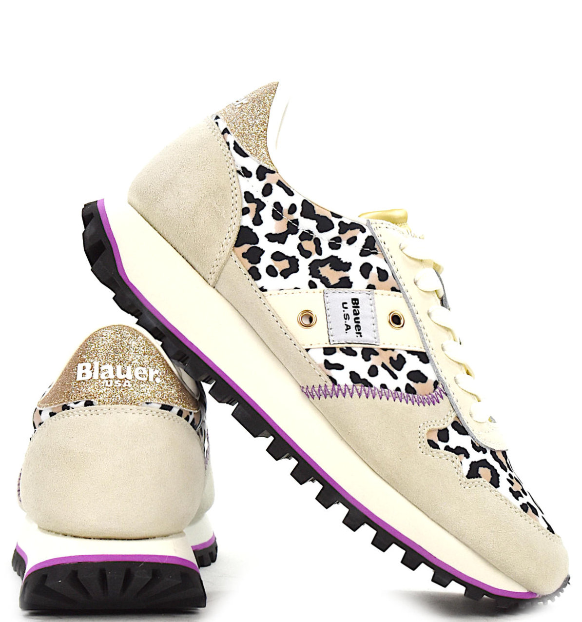 Sneaker Leopardato Grigio Millen03 - immagine 2