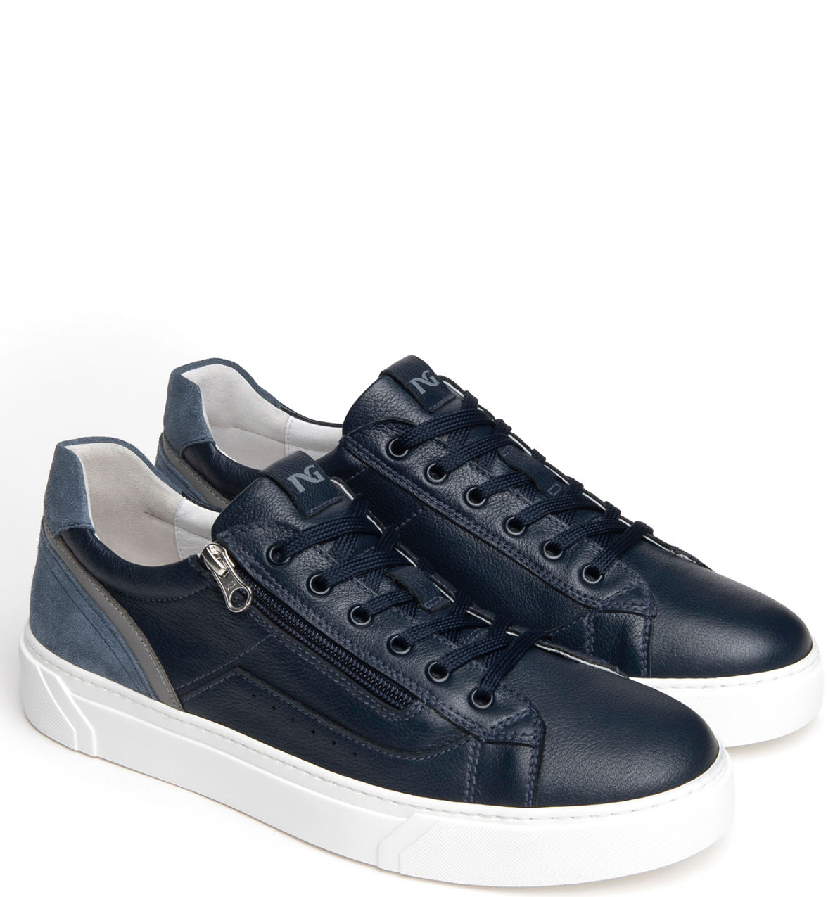 Scarpa Uomo Nero Giardini E400241U blu - immagine 2