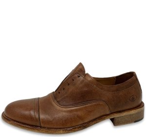 Scarpa Uomo Elegante Pelle Marrone Rogal's Panka3