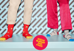 Calzini Uomo Socks Burger And Fries