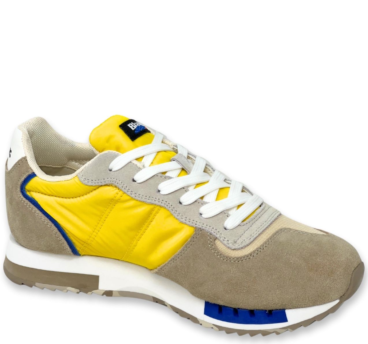 Sneaker Beige Giallo Queens01 Blauer - immagine 2